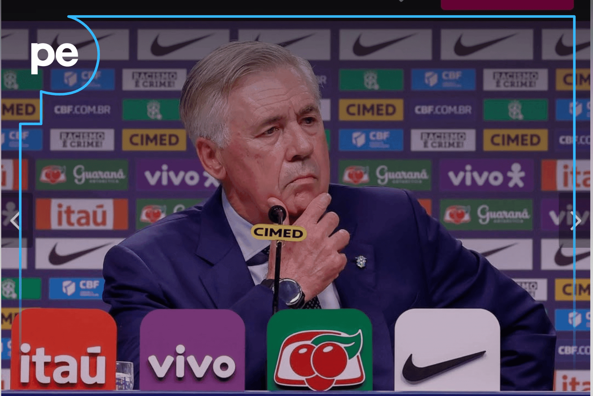 Pilhado elogia Ancelotti após vitória do Brasil sobre o Chile: “Bastou um treinador com coragem”