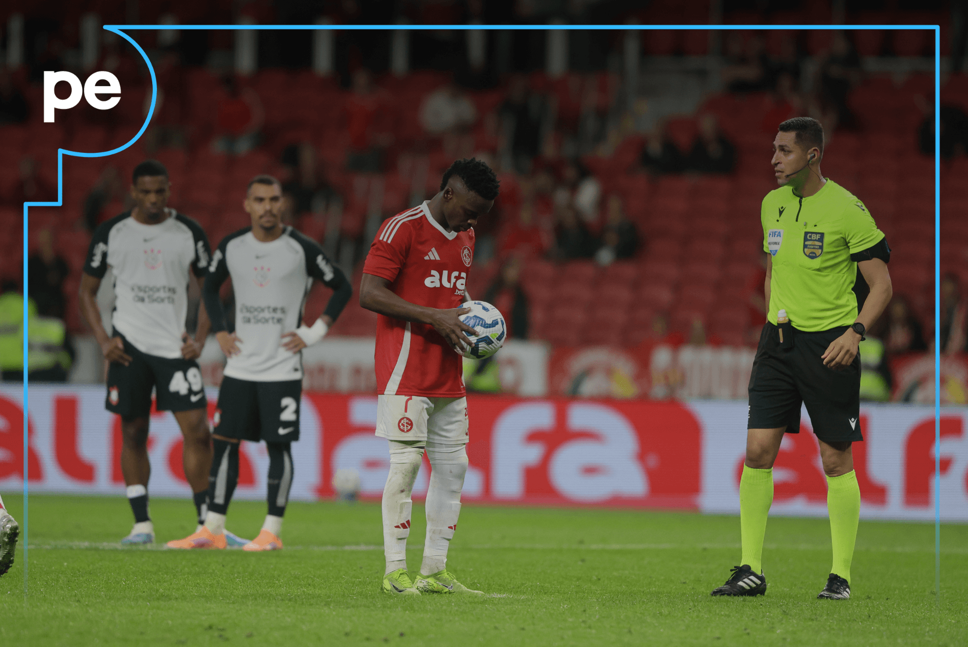 Súmula expõe protestos de membros do Corinthians após pênalti polêmico no Beira-Rio