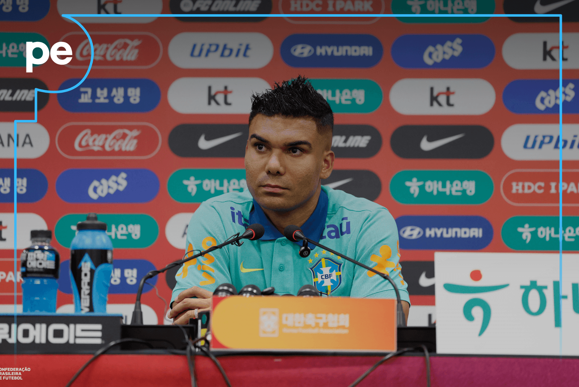 Casemiro reassume a braçadeira de capitão da Seleção em amistoso com a Coreia do Sul