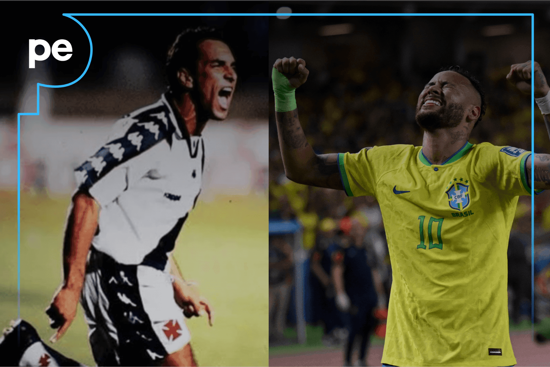 Edmundo analisa números de Neymar na seleção; veja os gols contra as seleções grandes