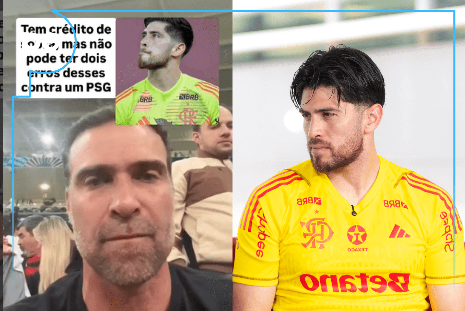 Pilhado CRITICA falhas de Rossi contra o PSG no primeiro tempo: "Não pode"