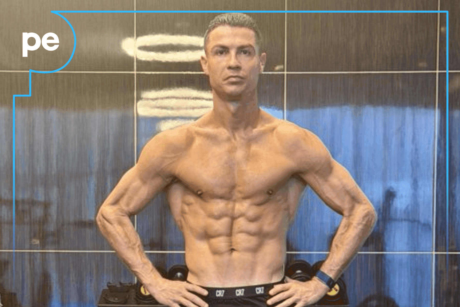 TÁ BEM?; Cristiano Ronaldo mostra SHAPE trincado e causa TUMULTO nas redes sociais