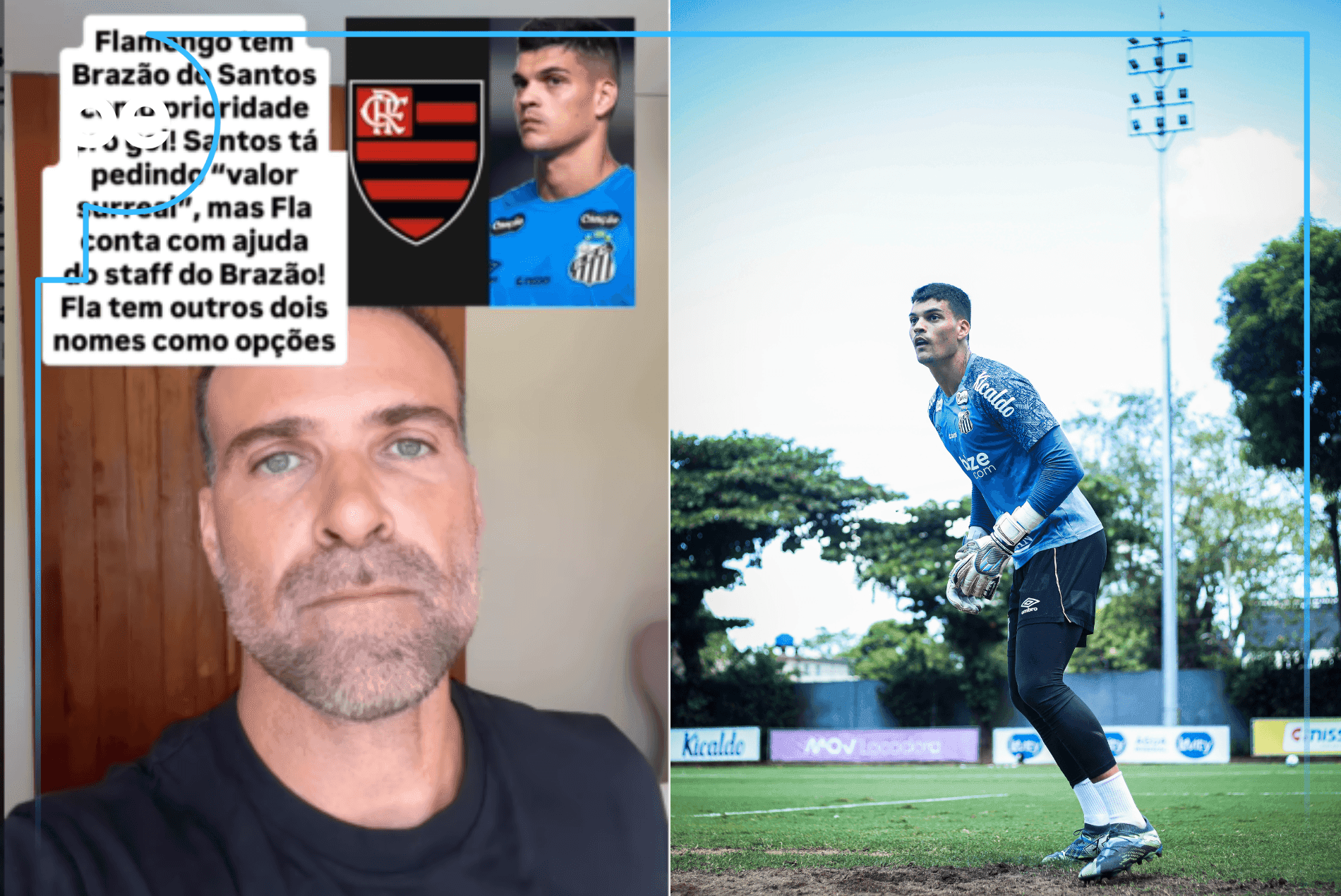 EXCLUSIVO PILHADO: PEDIDA do Santos por Gabriel Brazão ASSUSTA, e Flamengo espera colaboração do Staff do goleiro