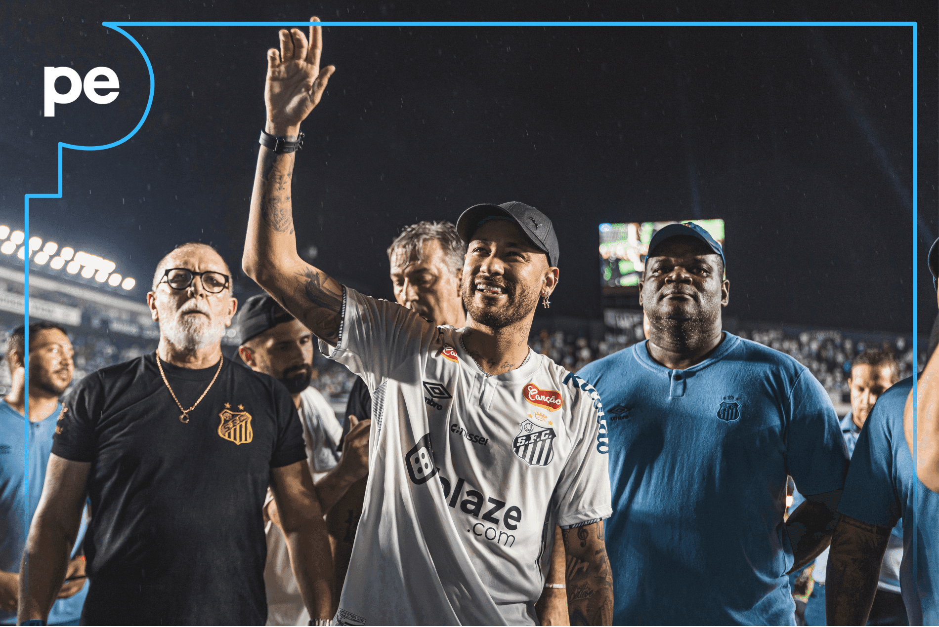PRESENTE DE ANO NOVO: Neymar renova com o Santos até o fim de 2026