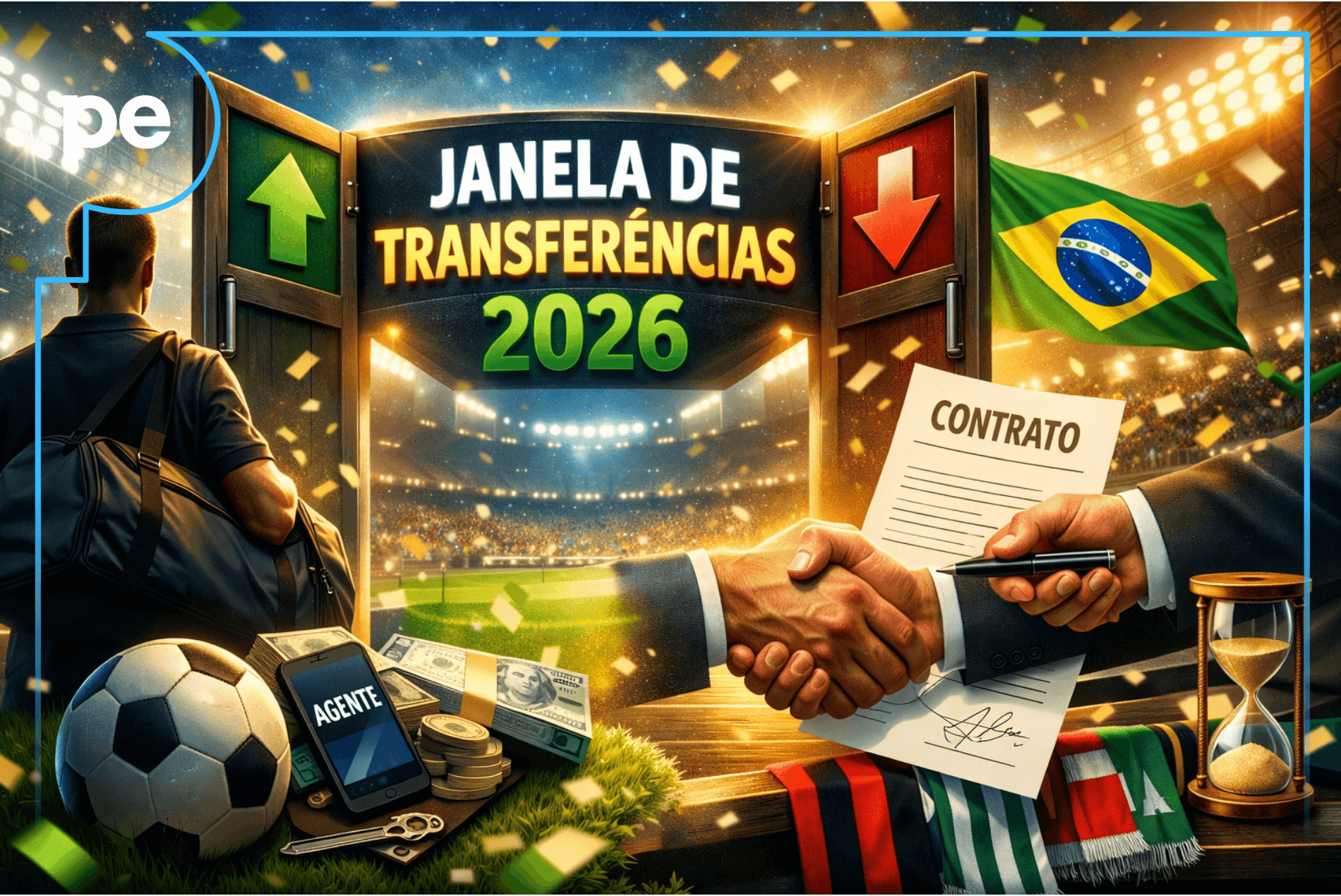 ABRIUUU! Janela de transferências no Brasil começou nesta segunda-feira (5)