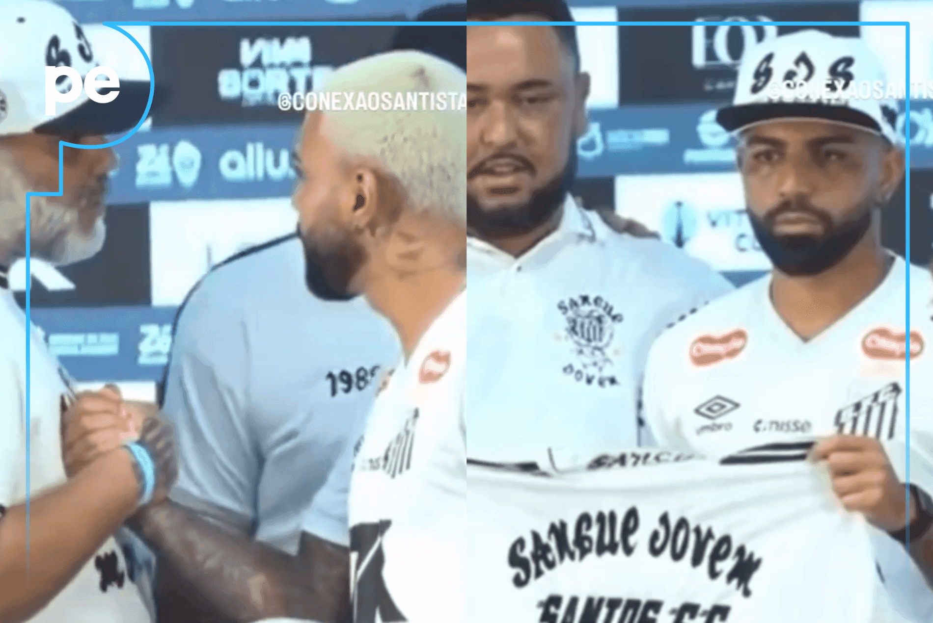 VIRALIZANDO! Gabigol LEVA COBRADA de organizada do Santos em apresentação no clube