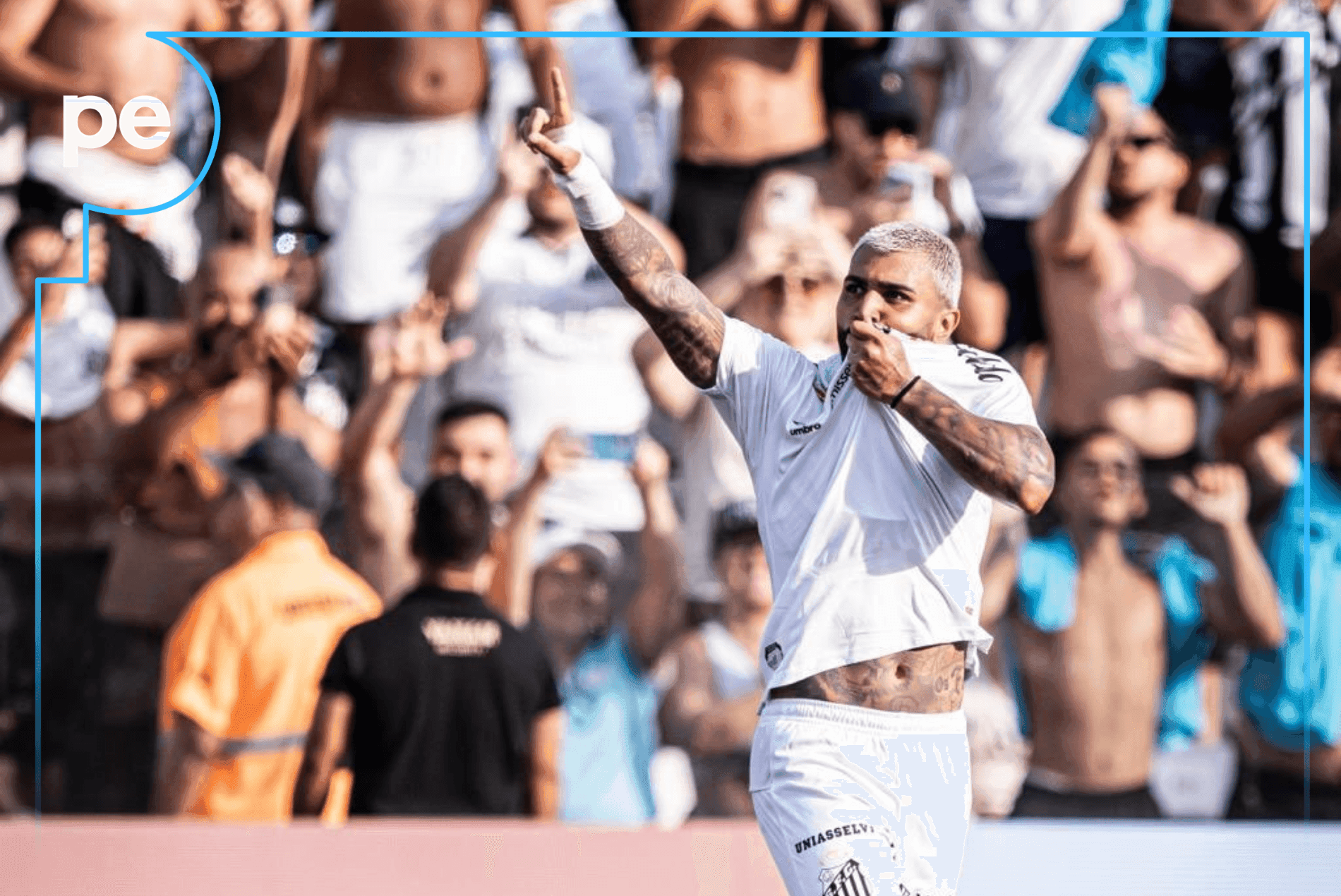 Gabigol celebra retorno ao Santos: "Juntar vitória com gol é melhor ainda"