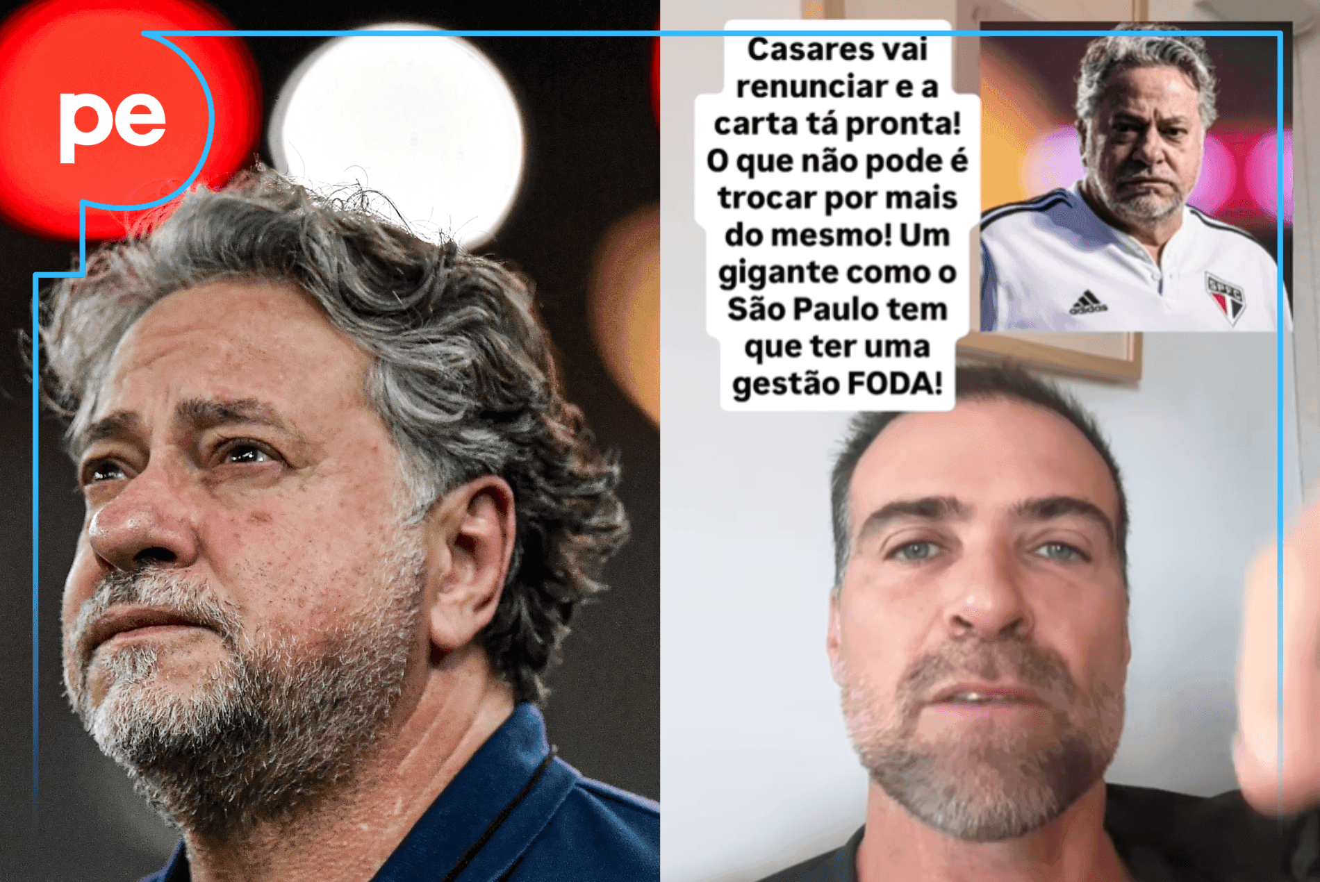 "CASARES VAI RENUNCIAR NO SÃO PAULO E JÁ TEM ATÉ CARTA PRONTA”; Veja o vídeo do Pilhado
