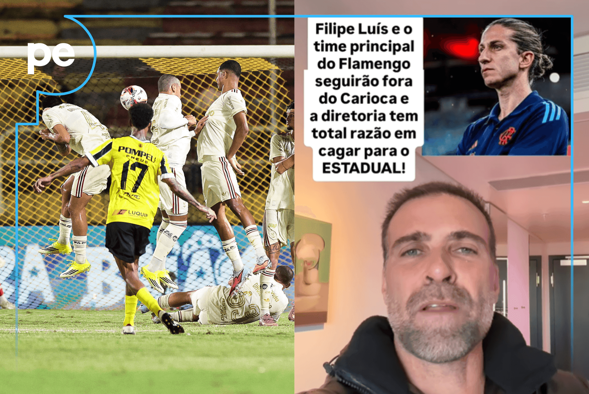 “TEM QUE 'CAGAR' PARA O ESTADUAL!”; Pilhado fala do início de Carioca do Flamengo