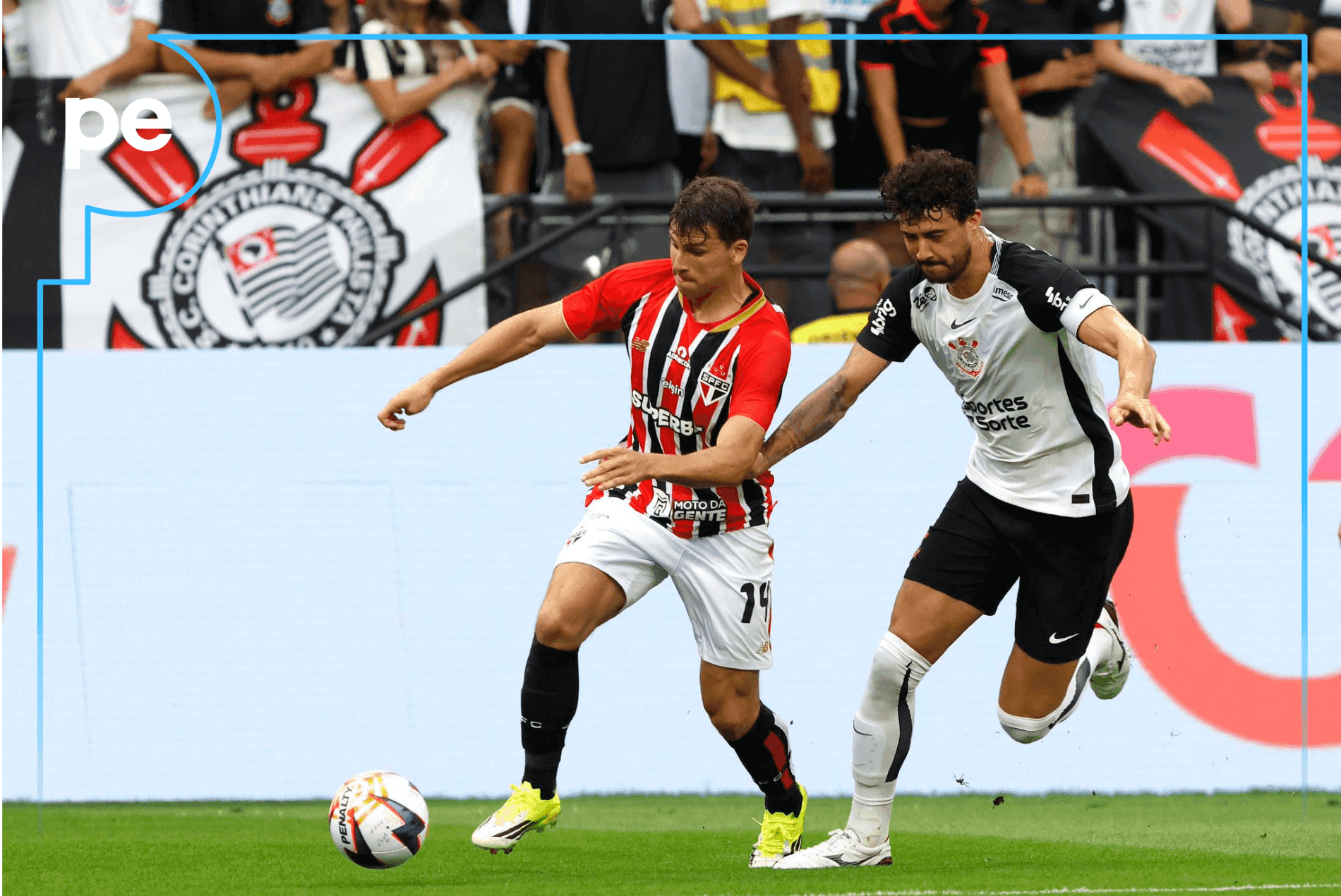 TUDO IGUAL! Corinthians arranca empate NO FIM contra o São Paulo em Itaquera
