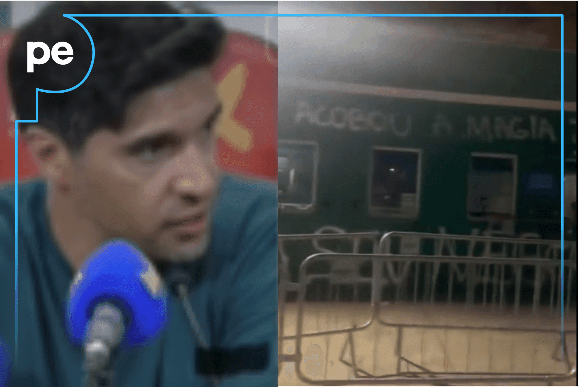 Após goleada sofrida pelo Palmeiras, muros do Allianz Parque são PICHADOS