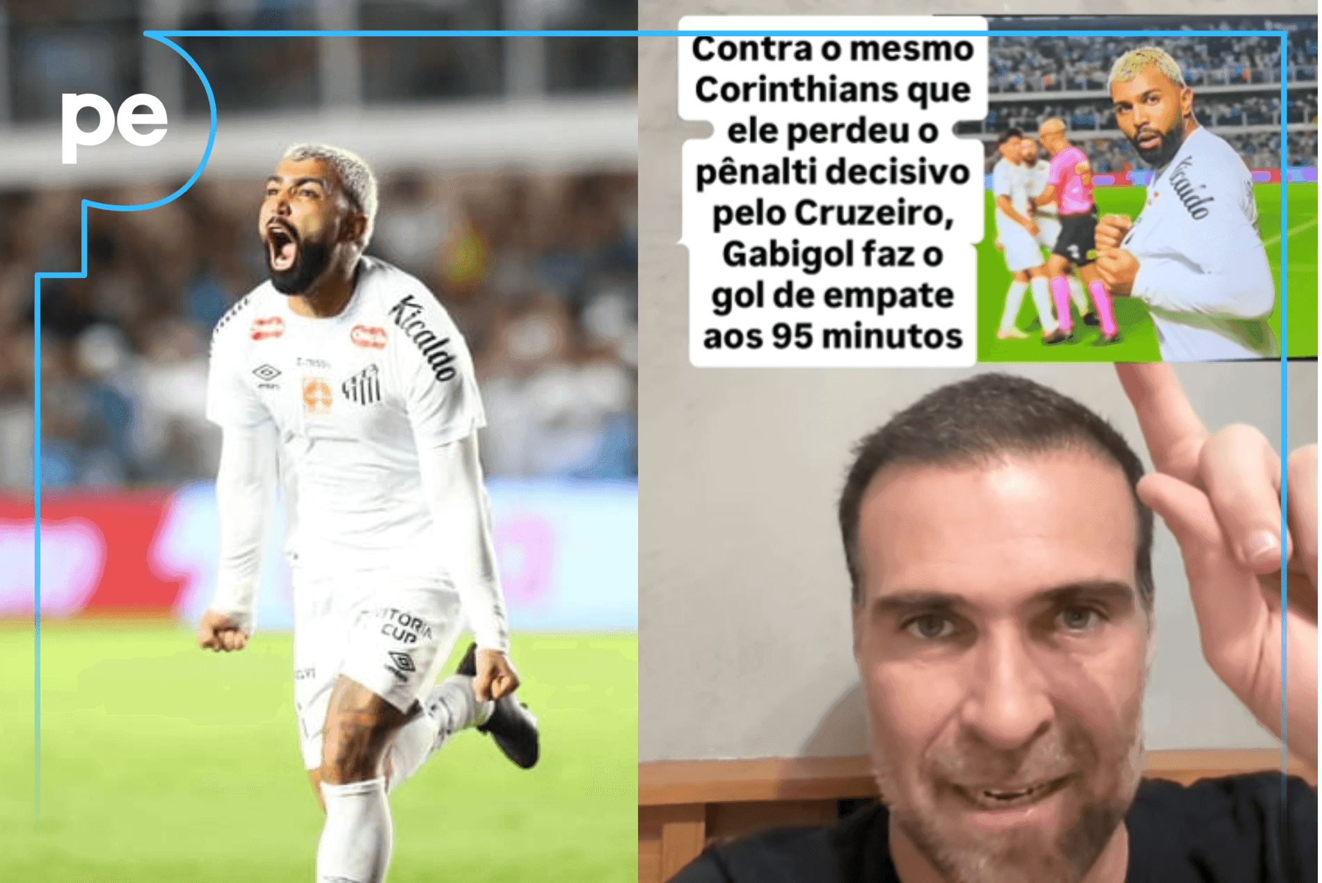 “ELE TEM FARO DE JOGO GRANDE!”; Pilhado REAGE gol do Gabigol contra o CORINTHIANS