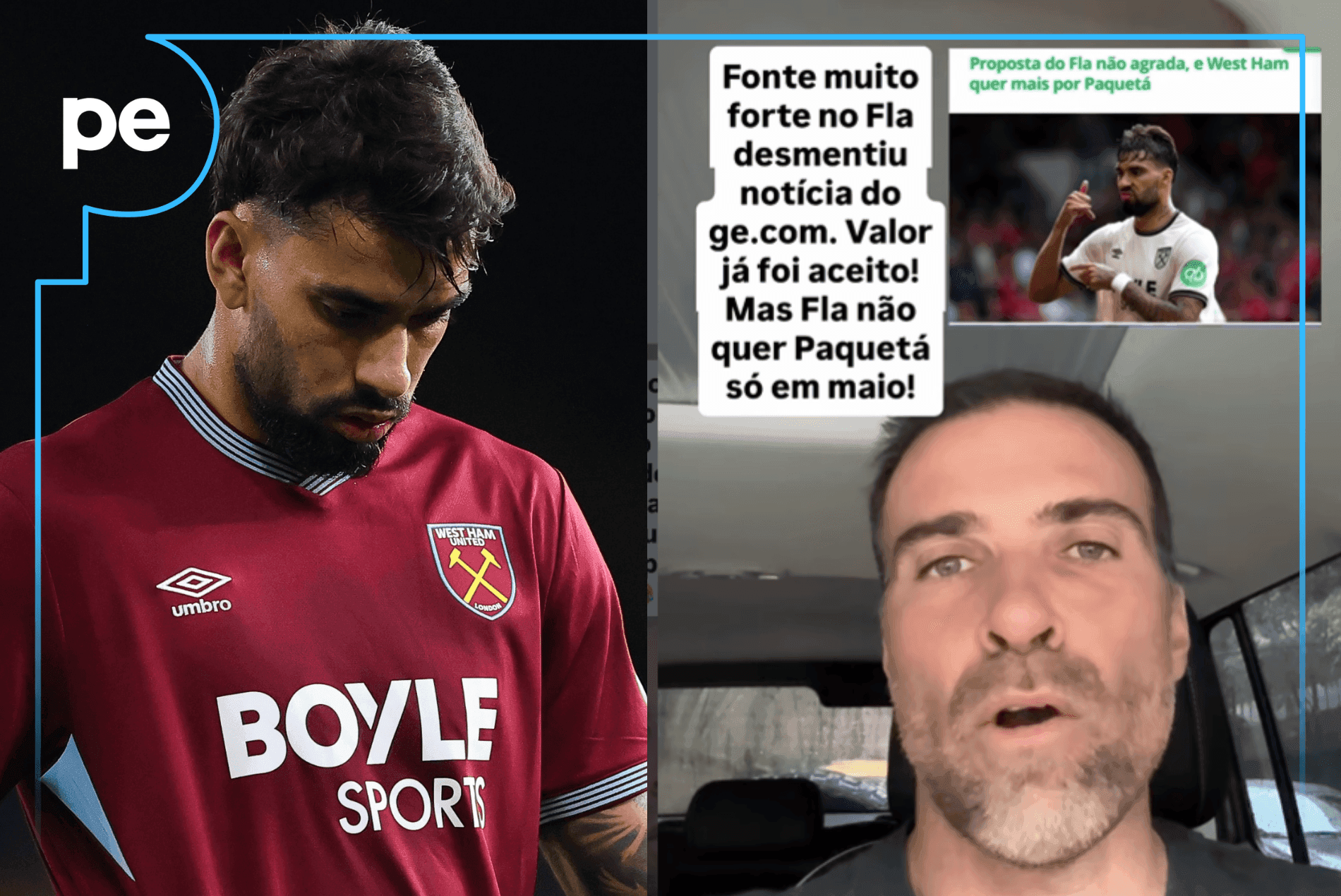 “GE DESMENTIDO POR FONTES FORTES NO FLAMENGO”; Veja a apuração do Pilhado sobre Paquetá