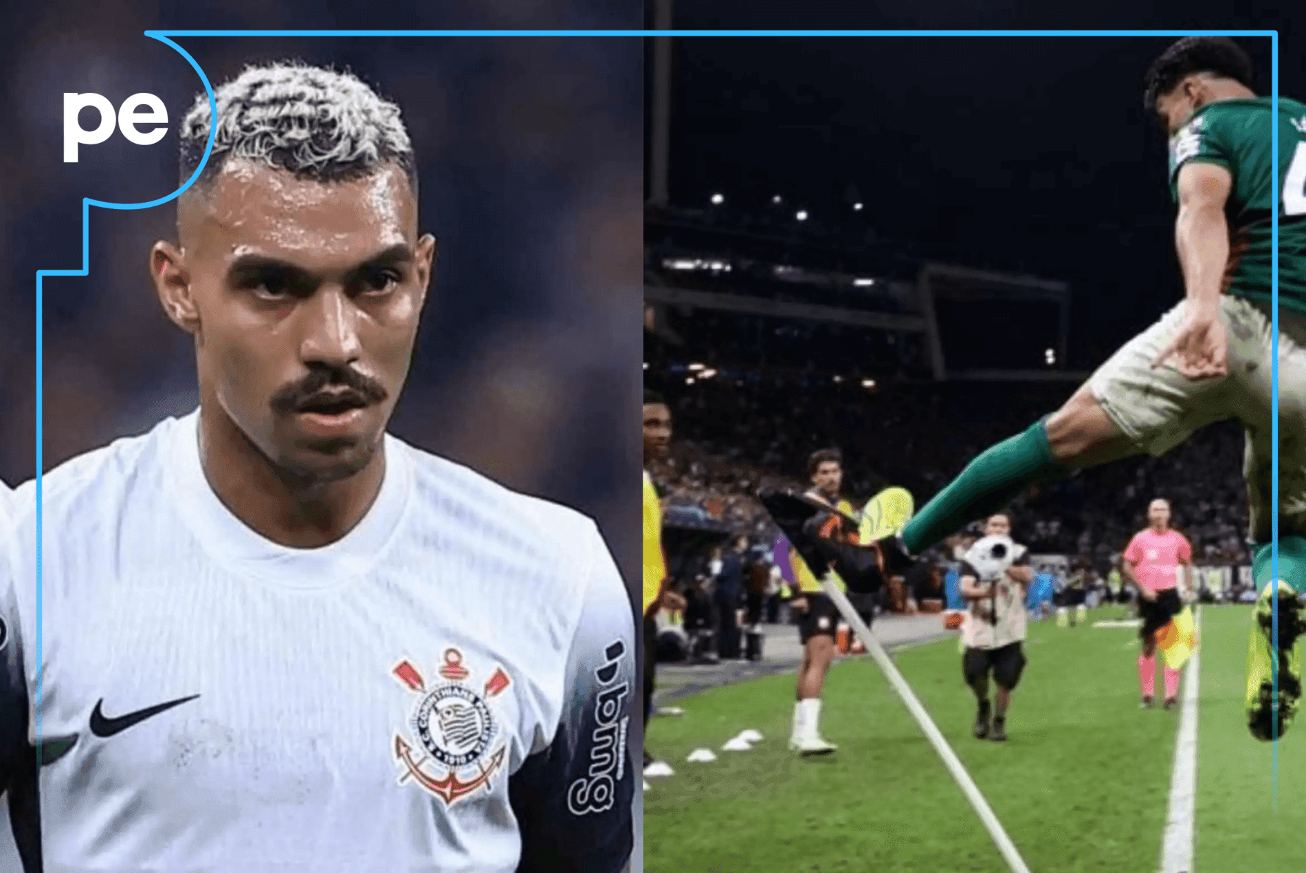 Matheuzinho CITA HIPOCRISIA do Palmeiras em chute na BANDEIRINHA da Neo Química Arena