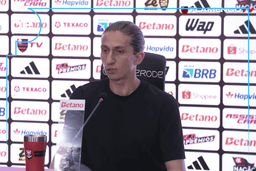 Veja PRINCIPAIS falas de Filipe Luís na COLETIVA após o triunfo diante do Vitória